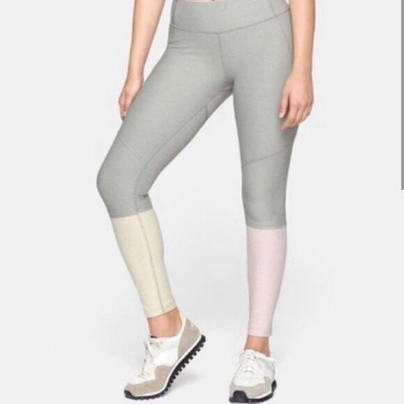 Outdoor Voices Women’s Dipped 7/8 Colorblock Leggings-Small - Picture 1 of 9